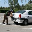 Un colet suspect fusese lăsat în portbagajul unei maşini (Dacia Logan) parcată la intrarea în aeroport