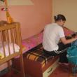 Tânăra a găsit sprijin şi adăpost la Centrul Maternal din Suceava