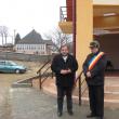 Gheorghe Flutur a participat, în cursul zilei de ieri, la inaugurarea unui dispensar medical nou în comuna Comăneşti
