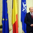Băsescu: Am declanşat procedura cu două întrebări: dacă români vor Parlament unicameral şi dacă românii vor Parlament cu 300 de membri. Foto: Sorin LUPŞA