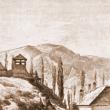 Iacobeni, muntele Arşiţa – desen de Rudolf Bernt (1844-1914)