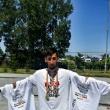Andrei Gafiţa prezintă mândru madaliile şi tricourile de campion naţional