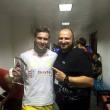 Suceveanul Andrei Ostrovanu alături de antrenorul său, Horia Rădulescu, după victoria din China
