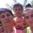 Mihaela Divisevici împreună cu copiii