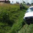 Autoturismul Audi care se afla în depăşire