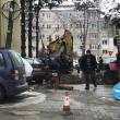 Târziu, luni dimineaţă, în zonă şi-a făcut apariţia mult aşteptata echipă de intervenţie
