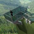 Punctul de belvedere tip Skywalk de pe Piatra Șoimului