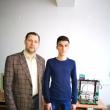 Grigore Flavian Amariei, alături de prof. Filip Dimitrie