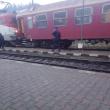 Trenul Câmpulung Moldovenesc – Ilva Mică, în stație la Iacobeni