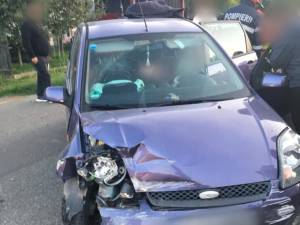 Autoturismul în care se aflau cele două femei
