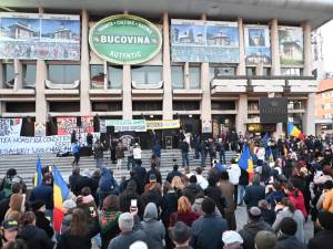 Două amenzi pentru organizatorii protestului de duminică