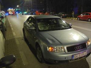Locul accidentului și mașina implicată