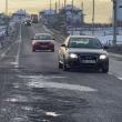 DN 17, spre Ardeal, plin de gropi și la Poiana Stampei