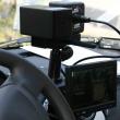 Bărbatul a fost surprins de radar în timp ce făcea o depășire peste linia continuă, cu viteza de 120 de kilometri la oră, în localitate