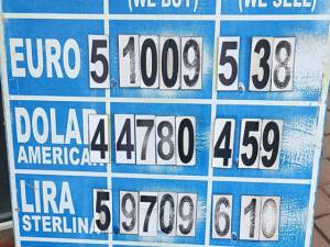 Euro se vinde cu 5,28-5,38 de lei și nu se mai găsește la casele de schimb