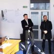 Șeful Cancelariei prim-ministrului României, Mircea Abdrudean (foto stânga) a vizitat centrul logistic european cu ajutoare pentru Ucraina de la Suceava