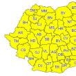 Două zile de cod galben de vreme rea în aproape întreaga țară