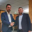 Marian Andronache şi primarul din Marginea, Gheorghe Lazăr