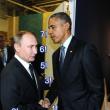 Limbajul nonverbal la Vladimir Putin și Barak Obama. Foto: Reuters