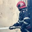 Intervenția pompierilor a durat aproximativ două ore
