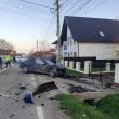 Autoturismul Audi A8 condus de tânărul băut