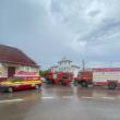 Incendiu la o casă lovită de fulger, în Suceava