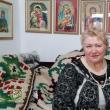 Creatorul popular Lidia Săbiuță expune „icoane cusute – pictură în ac”, la Galeria de Artă Zamca