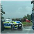 Un BMW nou care trebuia să ajungă la IPJ Suceava, implicat într-un accident mortal pe E85 Foto ziaruldevrancea.ro