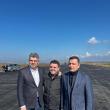 Deputatul PSD Gheorghe Şoldan alături de premierul Marcel Cioacu și ministrul Transporturilor, SorinGrindeanu