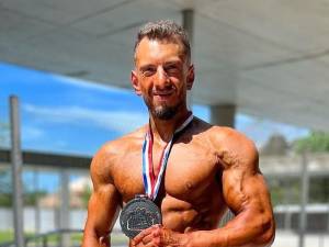 Andrei Cîmpan a urcat din nou pe podiumul Campionatului European de Culturism