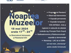 „Noaptea Muzeelor”, la Observatorul Astronomic al Universității „Ştefan cel Mare” din Suceava