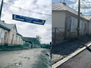 Gheorghe Flutur și primarul Adrian Popoiu le răspund criticilor cu un drum asfaltat din orașul Siret