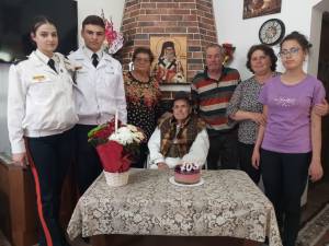 Veteran de război din Botuș, Fundu-Moldovei, sărbătorit la aniversarea a 103 ani
