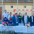 Campionii Ionela și Marius Cozmiuc s-au aflat în mijlocul elevilor de la LPS Suceava la deschiderea anului școlar