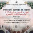 Parohia „Sf. Mare Mucenic Gheorghe” Burdujeni și Asociația „DAR” organizează un concert caritabil de colinde, la Gara Burdujeni