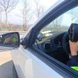 Persoană cu dizabilități, depistată în trafic fără permis de conducere și cu viteză excesivă