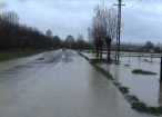 Inundaţie la Zamostea, din cauza unui podeţ colmatat