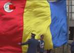 În faţa Primăriei Suceava a fost arborat steagul României