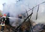 Un incendiu a izbucnit astăzi la anexele unei gospodării din Berești