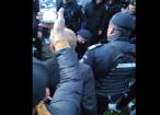 Jandarmii au folosit spray lacrimogen la protestul de la Rădăuți